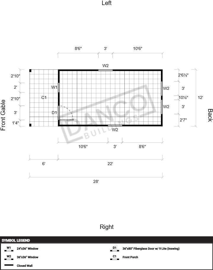 Standard Cabin 12x28 - Image 2