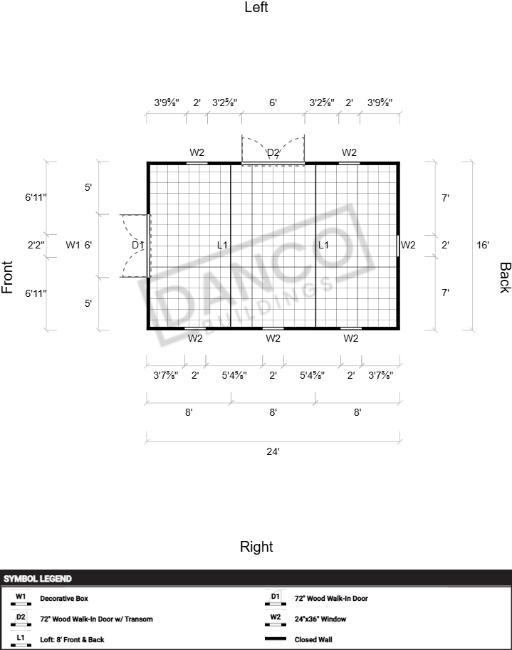 Lofted Barn 16x24 - Image 2