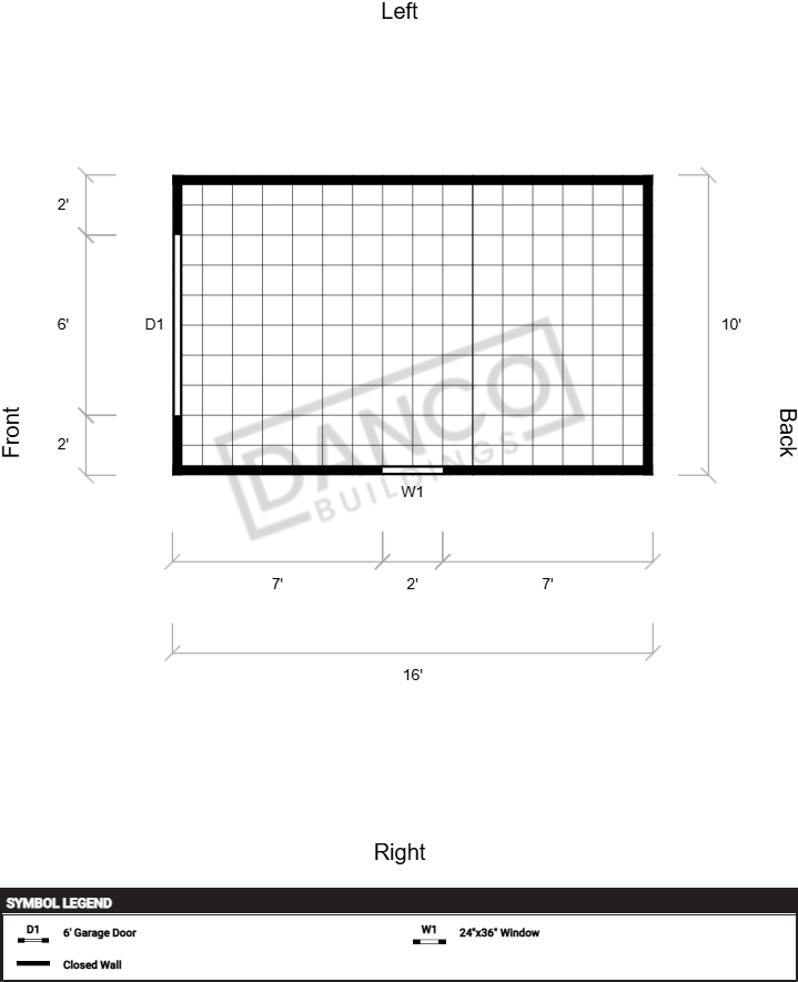 Extra Economy Metal Utility 10x16 - Image 2