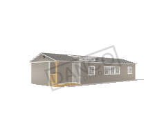 Corner Porch Cabin 16x50