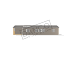 Corner Porch Cabin 16x50 - Image 3