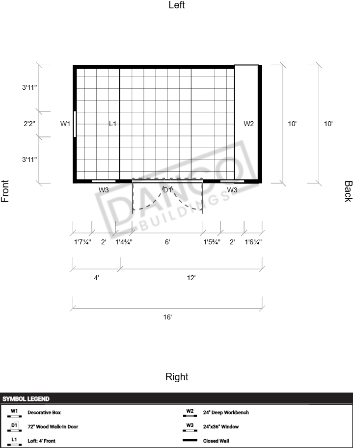 Lofted Barn 10x16 - Image 2