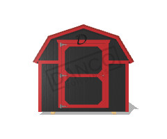 Short Wall Barn 8x12 - Image 6