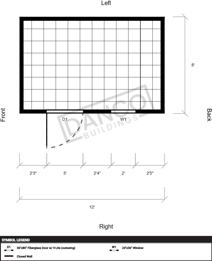 Garden Shed 8x12/250569 - Image 6