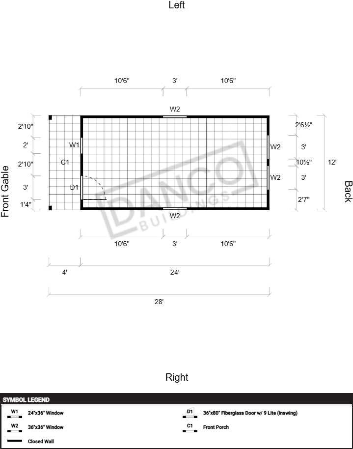 Standard Cabin 12x24/250432 - Image 2