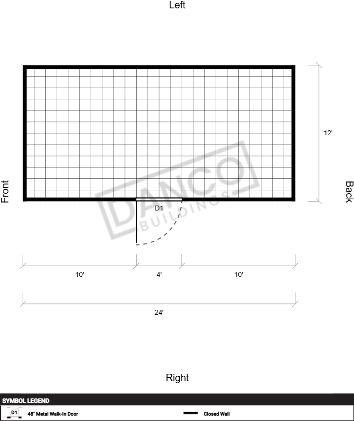 Extra Economy Metal Utility 12x24 - Image 2