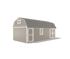 Economy Wood Lofted Barn 12x24