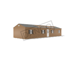 Dormer Shed 16x50