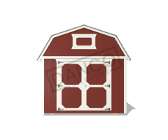 Economy Wood Lofted Barn 10x16 - Image 6