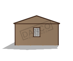 Center Side Porch Cabin 16x24 - Image 5