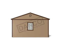 Center Side Porch Cabin 16x24 - Image 6