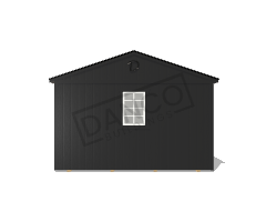 Center Side Porch Cabin 14x36 - Image 6