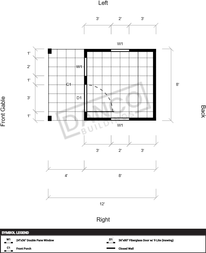 Standard Cabin 8x12 - Image 2