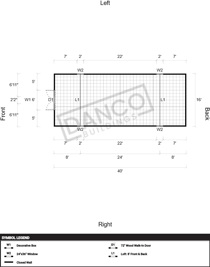 Lofted Barn 16x40 - Image 2