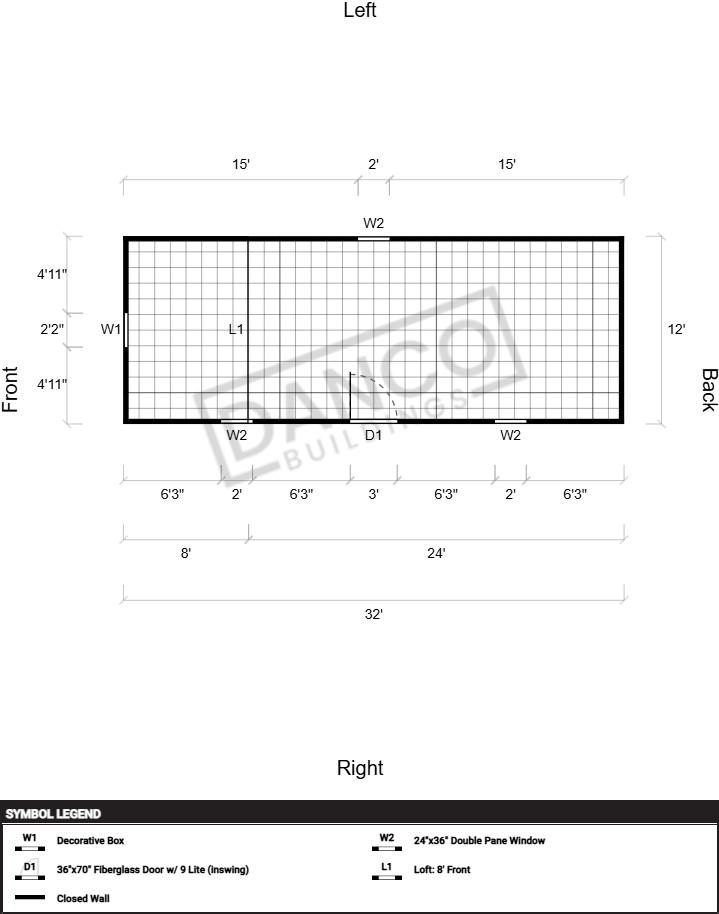 Lofted Barn 12x32 - Image 2