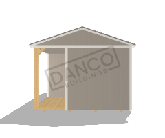 Corner Porch Cabin 12x20 - Image 5