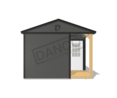 Corner Porch Cabin 12x32 - Image 6