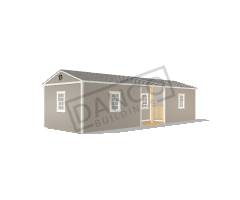 Center Side Porch Cabin 12x36
