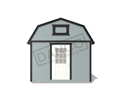 Economy Wood Lofted Barn 10x16 - Image 6