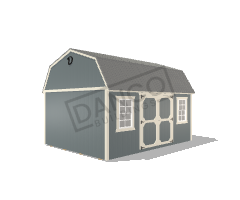 Side Lofted Barn 12x16