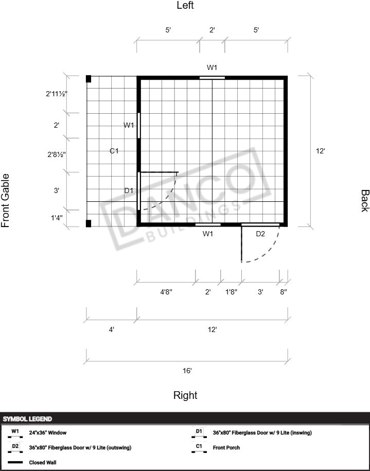 Standard Cabin 12x16 - Image 2