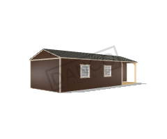Corner Porch Cabin 14x36