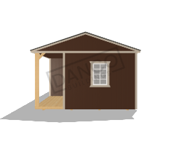 Corner Porch Cabin 14x36 - Image 5