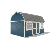 Side Lofted Barn 12x16
