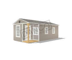Corner Porch Cabin 12x24