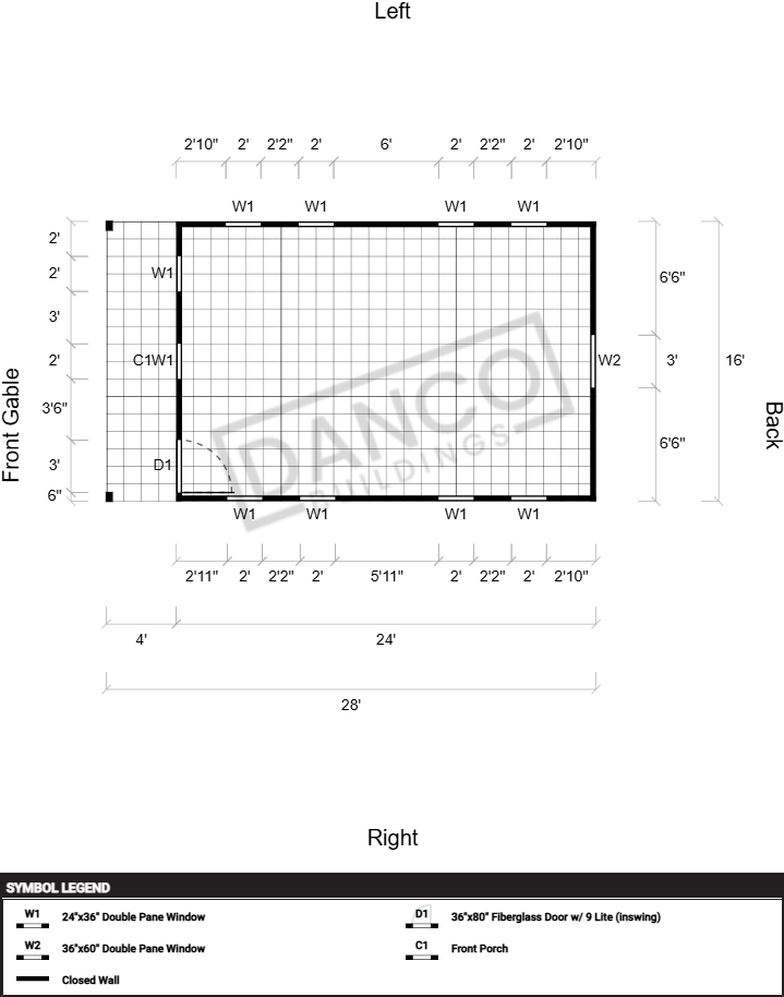 Standard Cabin 16x28 - Image 2
