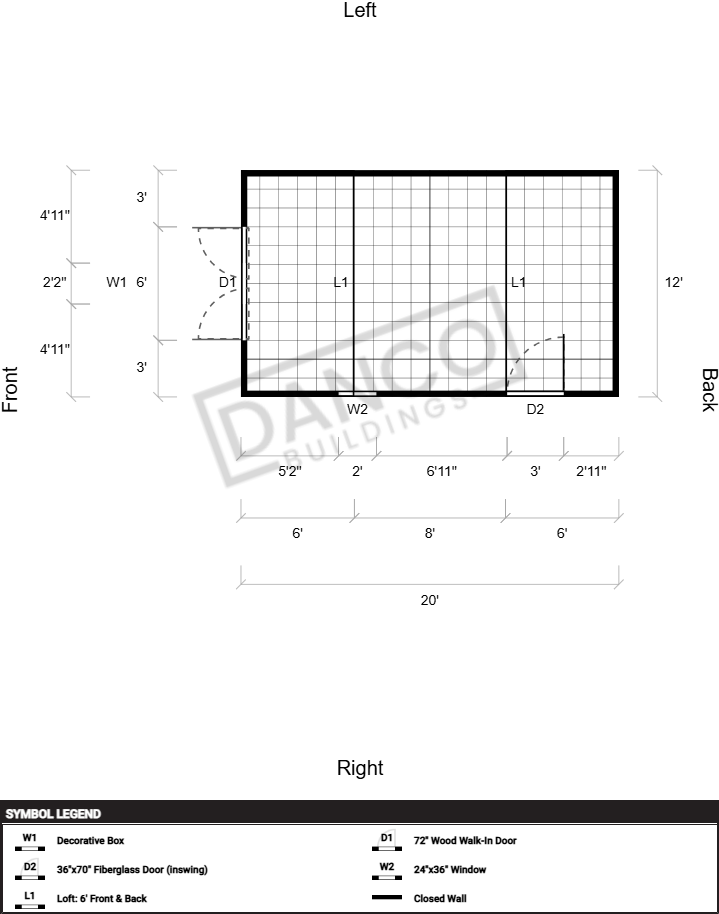 Lofted Barn 12x20 - Image 2