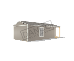 Corner Porch Cabin 14x32