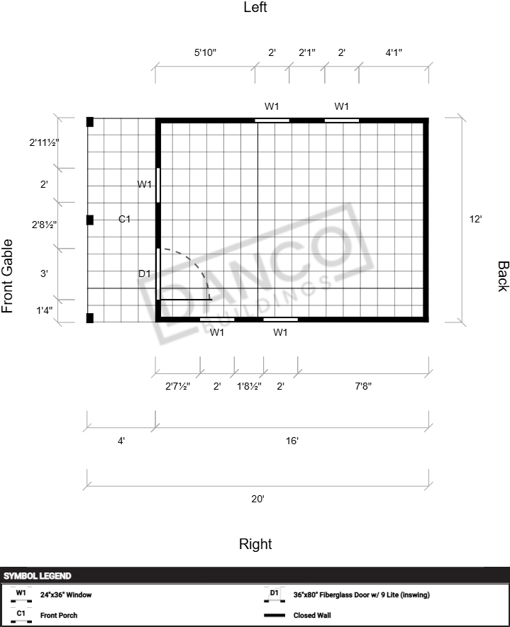 Standard Cabin 12x20 - Image 2