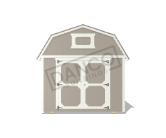 Economy Wood Lofted Barn 10x16 - Image 6