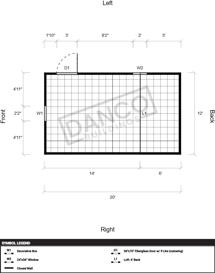 Lofted Barn 12x20 - Image 2