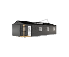 Corner Porch Cabin 14x40