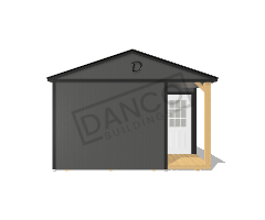 Corner Porch Cabin 14x40 - Image 6