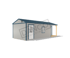 Corner Porch Cabin 12x28