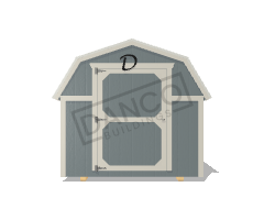 Short Wall Barn 8x12/260139 - Image 6