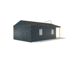 Corner Porch Cabin 16x28