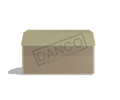 Economy Wood Lofted Barn 10x16 - Image 4