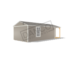 Corner Porch Cabin 14x32