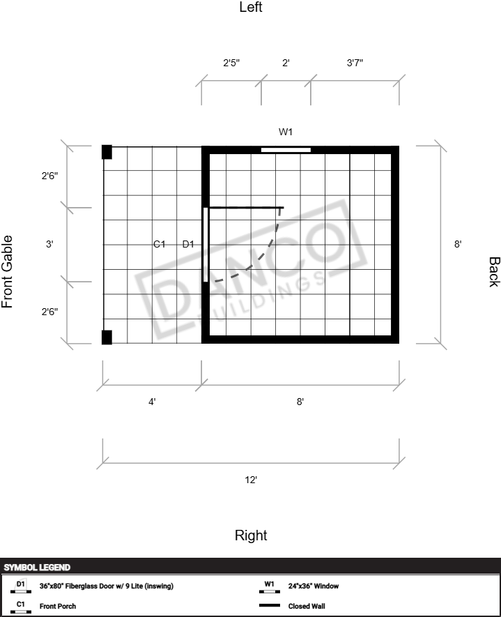 Standard Cabin 8x12 - Image 2