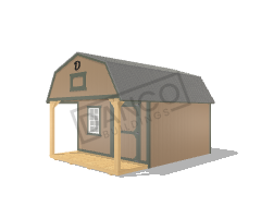Lofted Barn Cabin 12x16