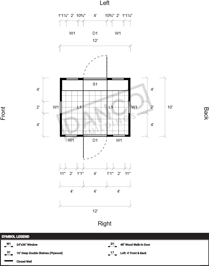 Side Lofted Barn 10x12 - Image 2