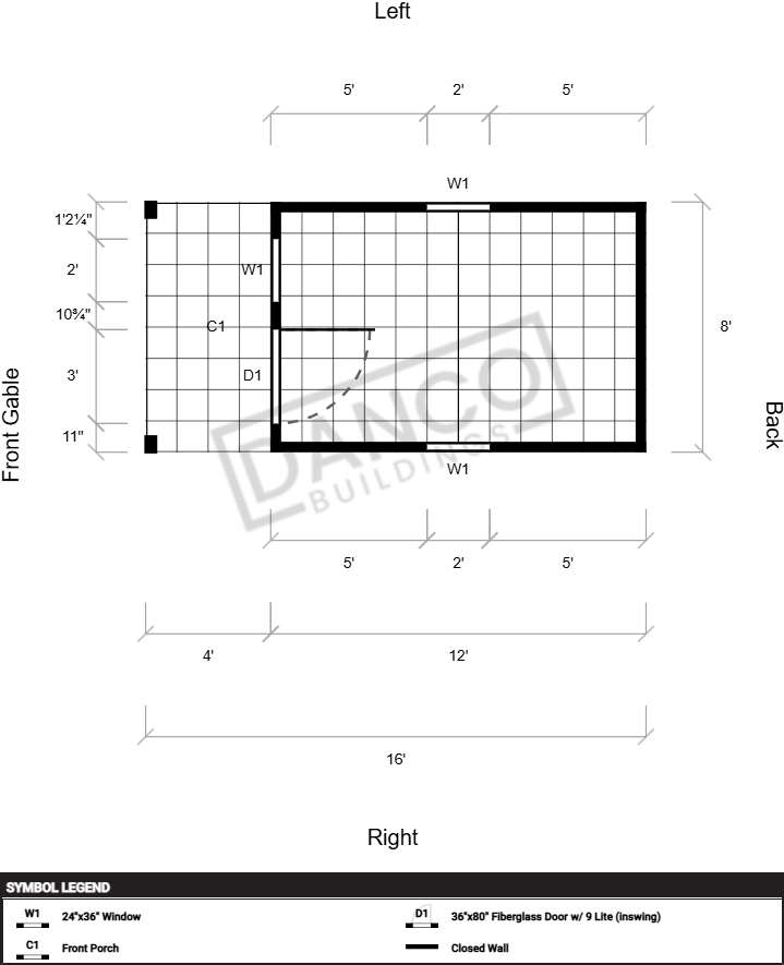 Standard Cabin 8x16 - Image 2