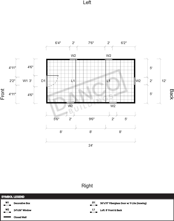 Lofted Barn 12x24 - Image 2