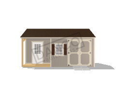 Corner Porch Cabin 12x20 - Image 3