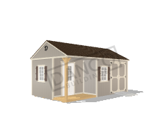 Corner Porch Cabin 12x20