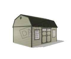 Side Lofted Barn 12x16